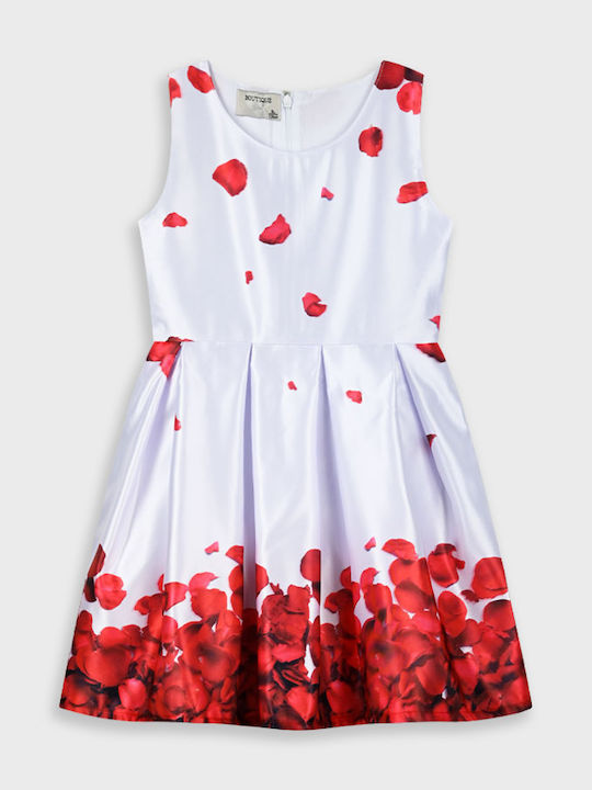Energiers Children's Dress Sleeveless White
