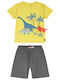 Kinder-Set mit Shorts Sommer 2Stück Anthracite