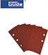 Velcro Schleifpapier Set 6 Stück Gude 58159 93x187mm