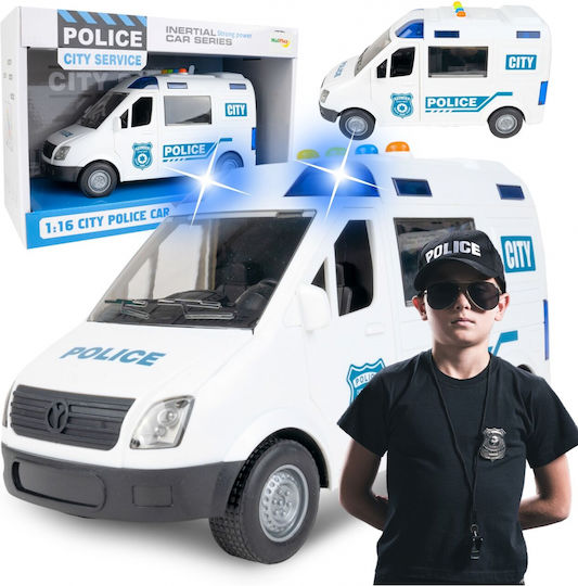 MalPlay Martin Toys Polizei Auto Zurückziehen Für 3+ Jahre