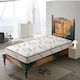 Fully Orthopedic Foam Mattress Single With White Bamboo Fabric (90x200x15cm)