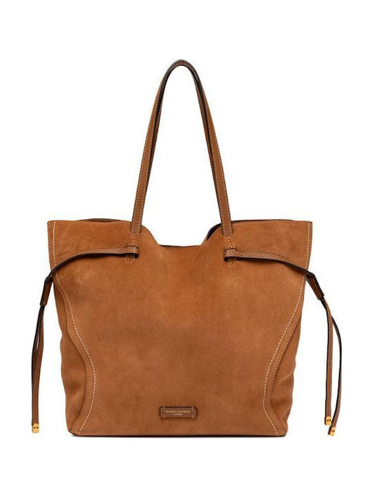 Set Leather Women's Bag Shoulder Brown
