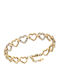 Senza Damen Armband mit Design Herz Vergoldet
