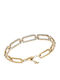 Senza Γυναικείο Βραχιόλι Επιχρυσωμένο