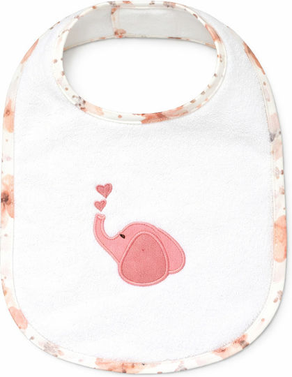 Baby Star Bib from 100% Cotton with Hoop & Loop Fastener Gray for 6 m+