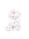 MimiNu Pătură Pepinieră Swaddling pături 100% bumbac Multicolor 75x75cm