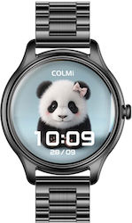 Colmi L28 Black + Black Steel Strap