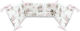 Qmini Crib Bumpers Classic Inside Pink 30x210cm