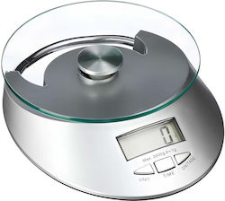 Avizar Digital Scale 5kg Pastry Tempered Glass Tray Silver