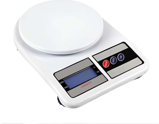 Cântar de Bucătărie Digital Avizar 10 Kg Greutate Maximă Ecran Lcd Hd Funcții Tare Alb