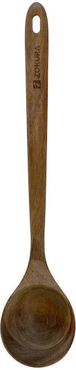 Zokura Tiefe Servierlöffel Suppe Hölzernes 35cm