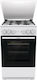 Gorenje Κουζίνα Υγραερίου 68lt με Εστίες Υγραερίου Π50εκ. Λευκή