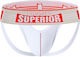 Kinksters Jockstrap Sexy pentru bărbați Alb
