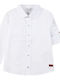 Kids Shirt Long Sleeve White