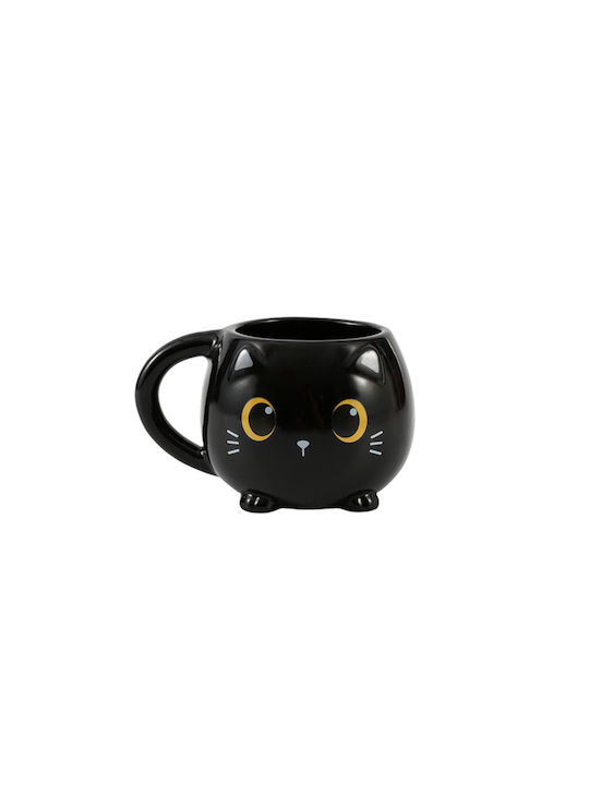 I-Total Becher Keramik Schwarz 470ml