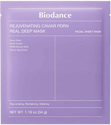 Biodance Real Deep Face Beauty Mask for Moisturizing Revitalization Smoothing With Niacinamide 34gr