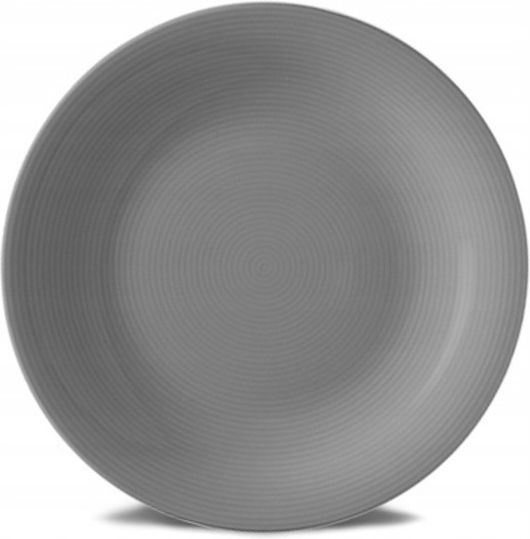keleman Servierplatte für Wüste aus Gray Porzellan mit Länge 21cm