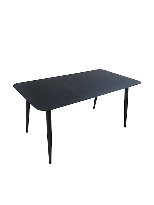 Tisch Stabil Vista Black Shade 150x80x72cm