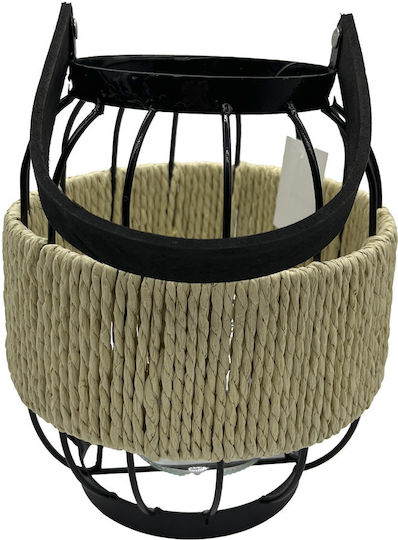 keleman Metallic Lantern Beige 17.5x17.5x11cm