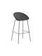 Scaune Bar din Polipropilenă Negru 49x50x87buc