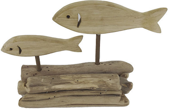 keleman Dekorative Figur aus Holz 22.5x8x15cm 1Stück