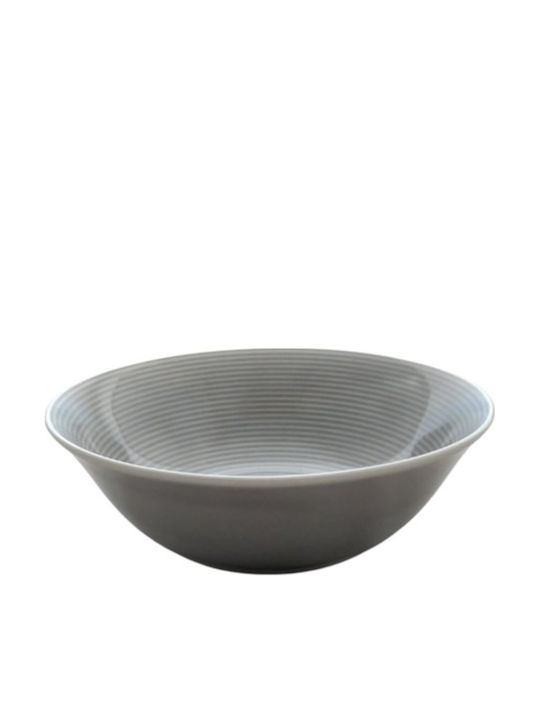 keleman Διακοσμητικό Μπωλ Πορσελάνης Γκρι 14x14cm