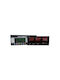 Wall Clock Digital Red