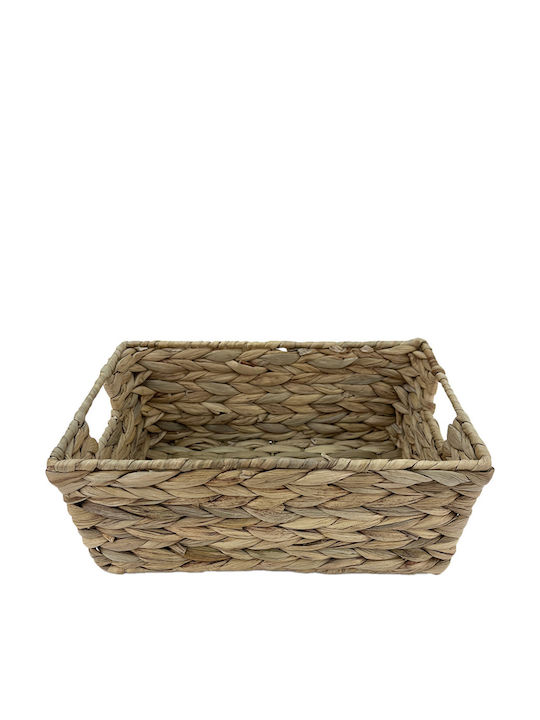 keleman Decorative Basket Wicker Brown 30.5x20x12cm