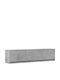 TV Stand with LED Lighting Gray 165x34x40cm