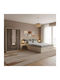 Bedroom Furniture Set Olympus with Mattress 160x200cm 4pcs