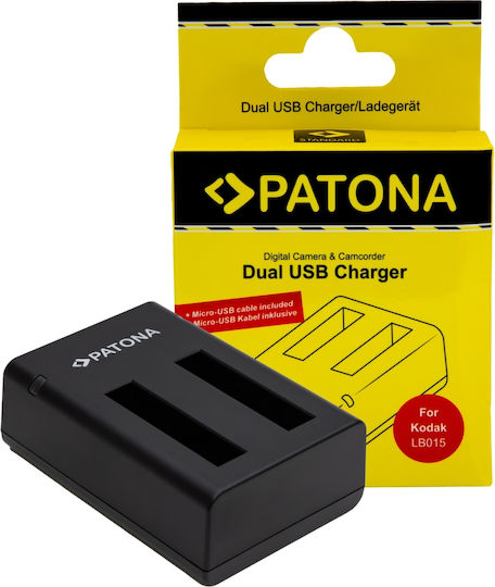 Patona Double Battery Charger Usb Compatible with Kodak