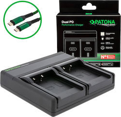 Patona Διπλός Φορτιστής Μπαταρίας Premium