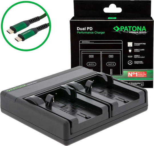 Patona Doppelter Batterieladegerät Premium Kompatibel mit Kodak