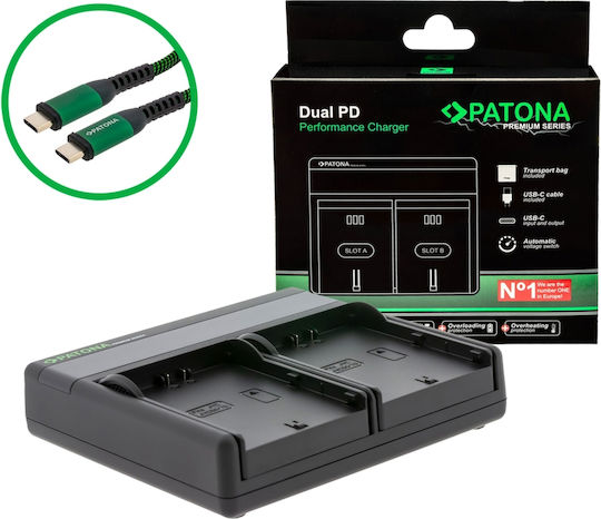 Patona Dublu Încărcător de baterii Premium Compatibil cu JVC