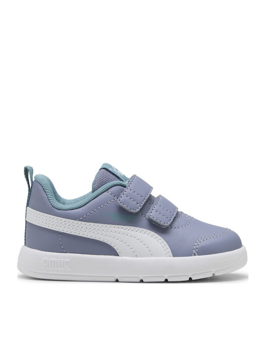 PUMA Courtflex V3 V Παιδικά Sneakers Γκρι