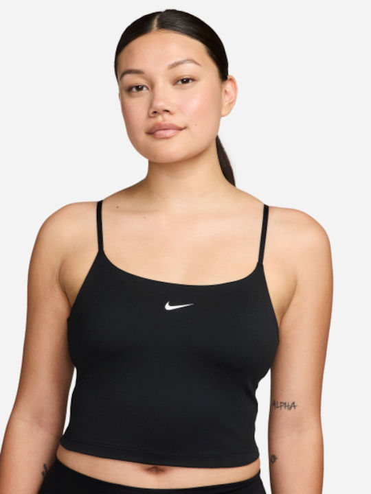 Nike One Damen Crop Top Ärmellos Schwarz
