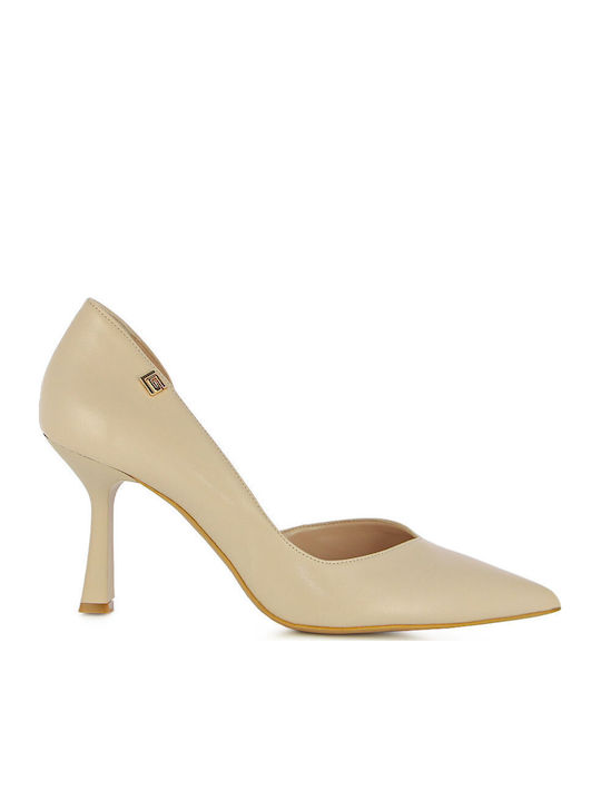 Studio Leather Pink High Heels