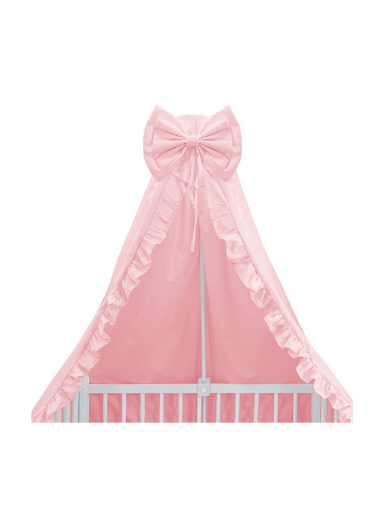 MimiNu Mosquito Net Crib Cotton Pink 210x145cm