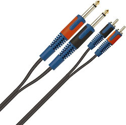 QuikLok 30.00286 6.3mm male - RCA male 5m