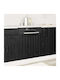 Bodenmontierter Küchenschrank Schwarze Eiche 60x67x67cm