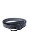 Men's Belt Leather Blue