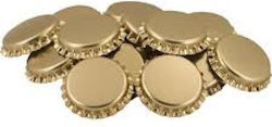 Große Flaschenverschlüsse 29mm Goldene 100 Stück