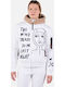 Damen Bomberjacke White