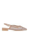 Γυναικείες Μπαλαρίνες Slingback με Λουράκι σε Καφέ Χρώμα