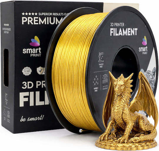 PLA Filament imprimantă 3D 1.75mm glossy gold 1kg