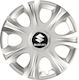 Тасии Трохове Автомобилни Versaco Impulse Сребристи 15" Сигнал 3d Метален Suzuki 4 Броя