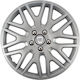Car Wheel Hubcaps Versaco 13" Dakar Silver Chro...