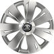Car Wheel Hubcaps Versaco Energy Rc Silver 15" 3d Metal Logo Toyota 4 Pieces