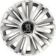 Car Wheel Hubcaps Versaco Royal Rc 14" 3d Metal Logo Peugeot 4 Pieces