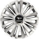 Car Wheel Hubcaps Versaco Royal Rc 13" 3d Metal Logo Daihatsu 4 Pieces